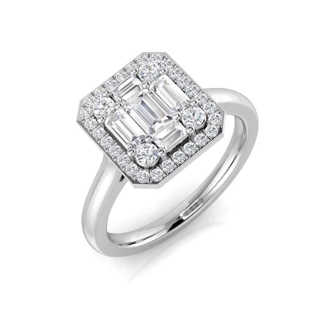 SL7728 — Ring - 9k White Gold