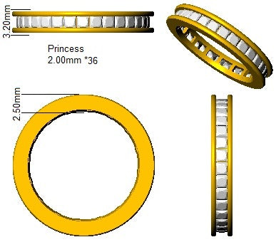 SL8089 — Ring - 9k Yellow Gold detail