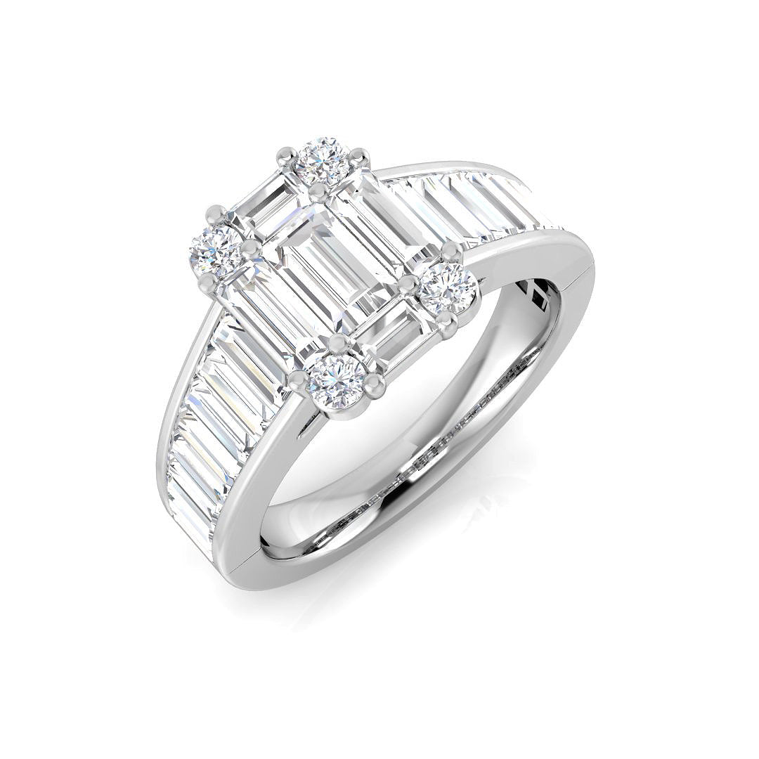 SL8304 — Ring - 9k White Gold