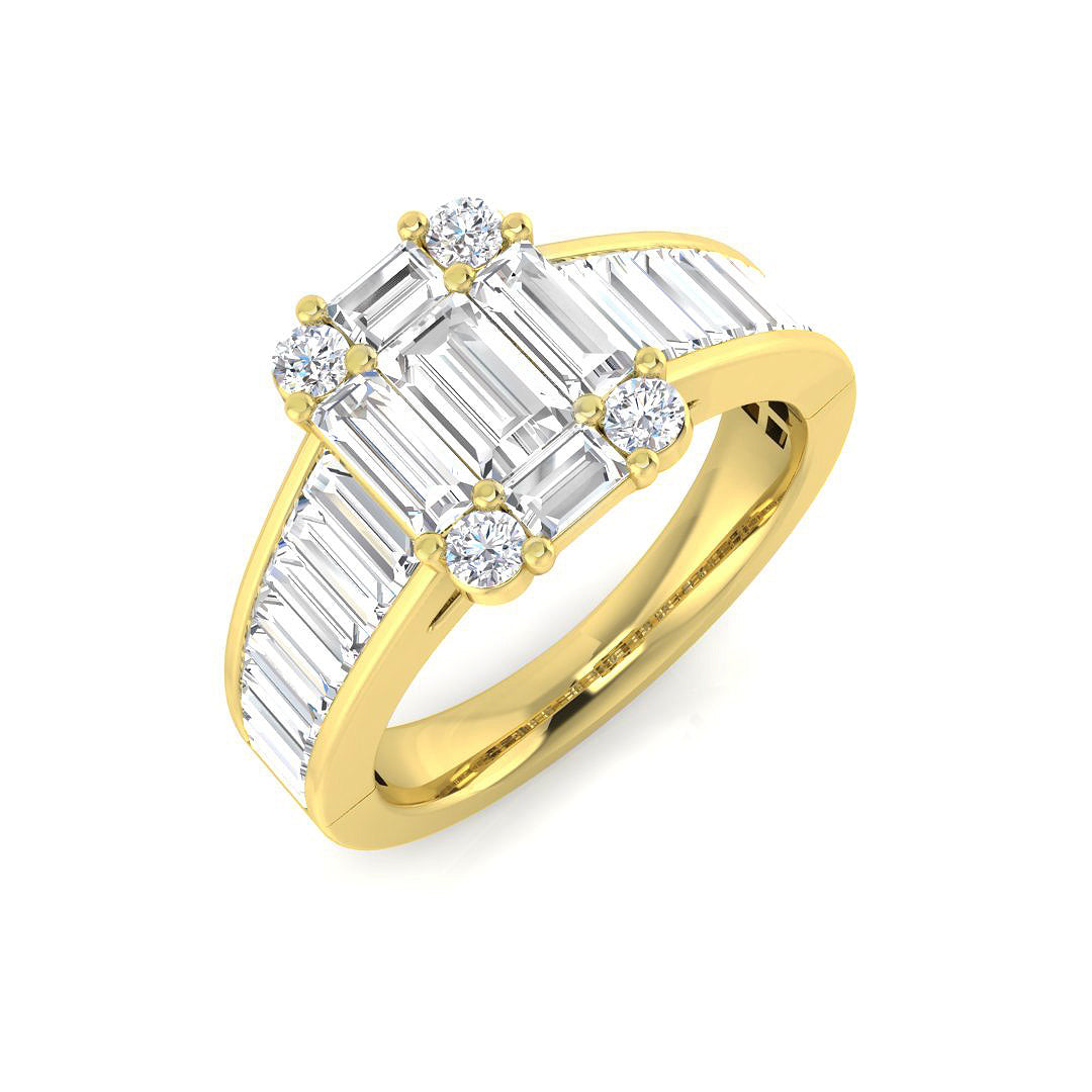 SL8304 — Ring - 9k Yellow Gold