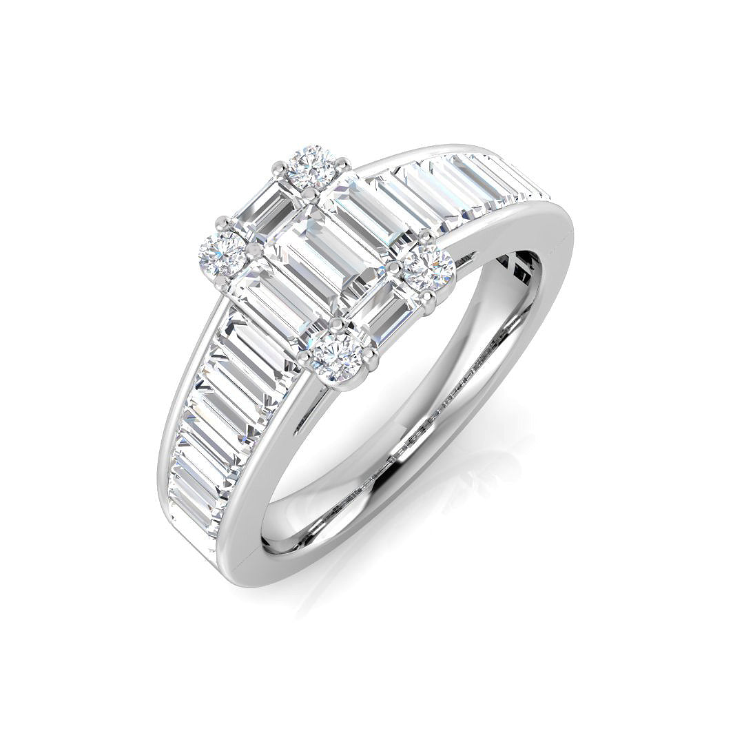 SL8306 — Ring - 9k White Gold