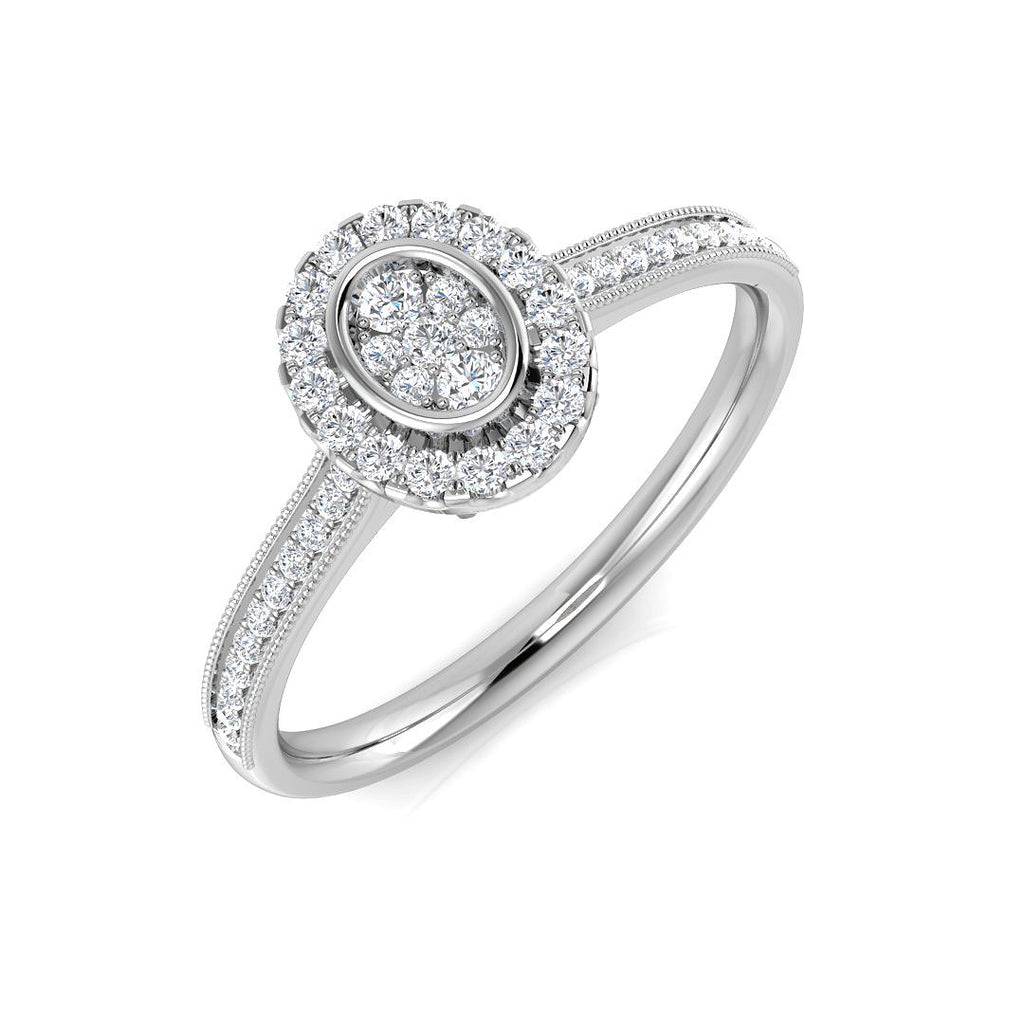 SL8338 — Ring - 9k White Gold