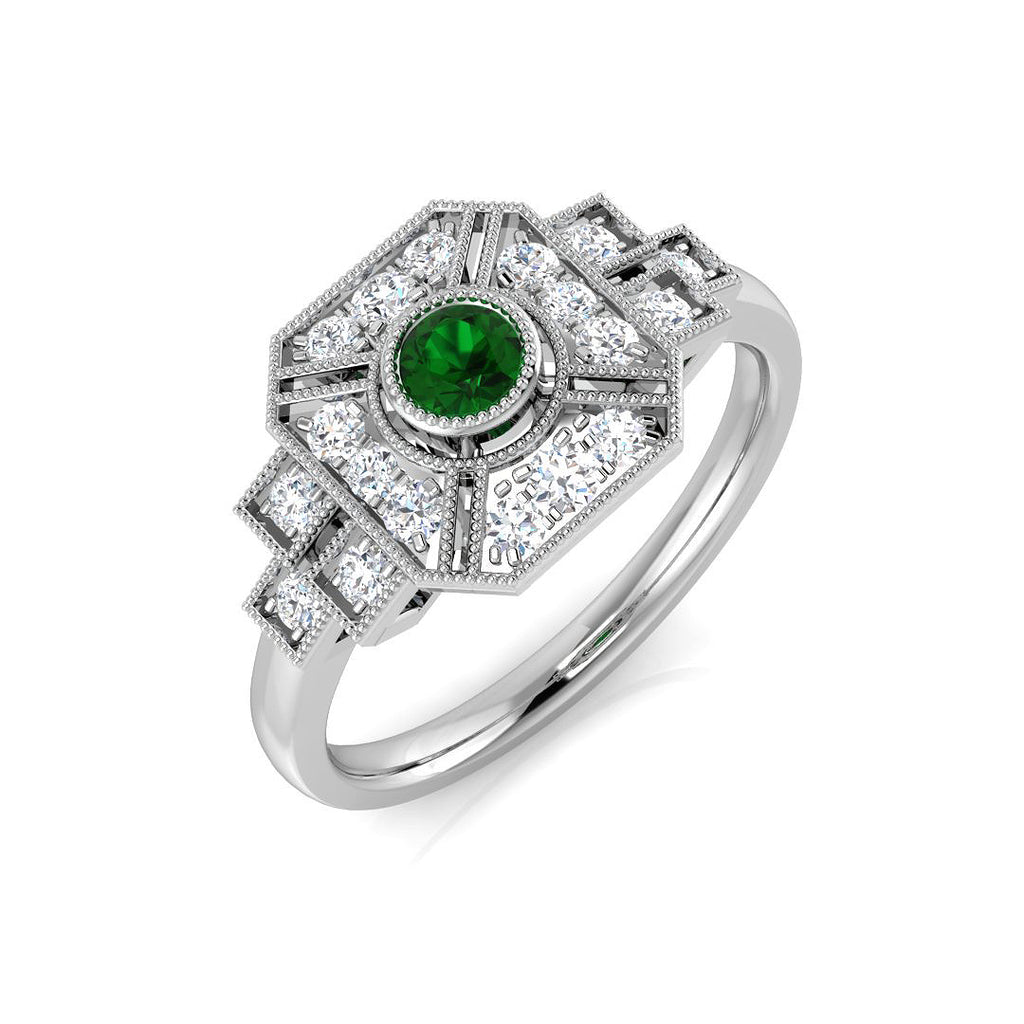 SL8345 — Ring - 18k White Gold