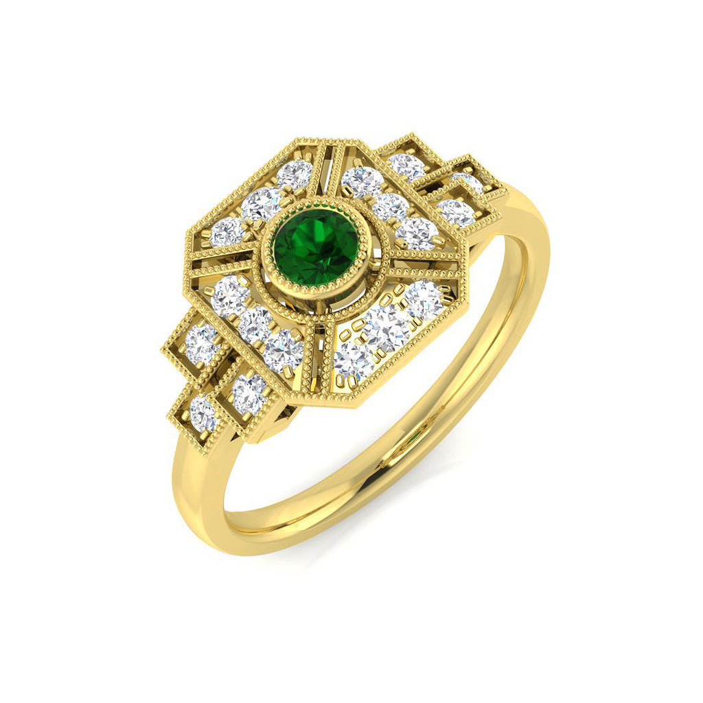 SL8345 — Ring - 9k Yellow Gold