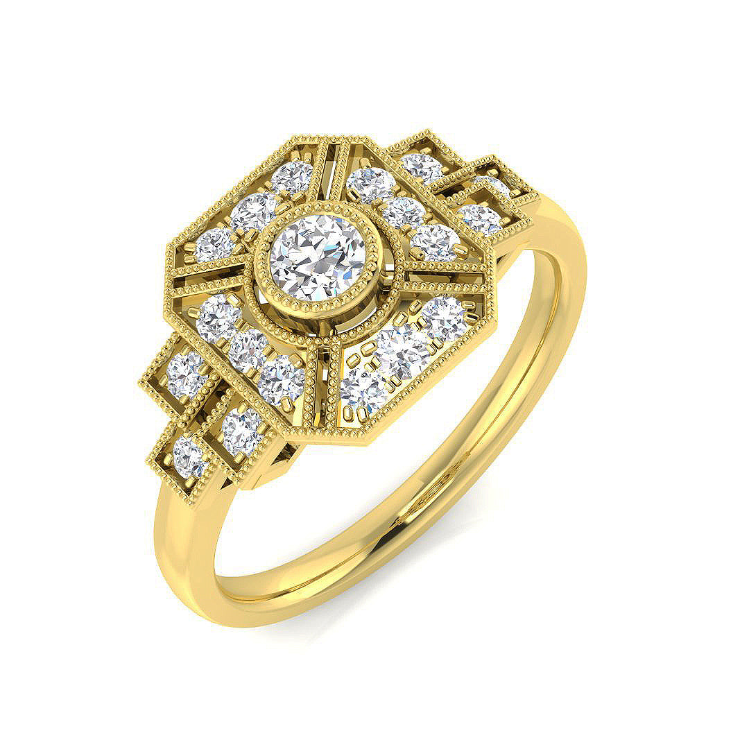 SL8345 — Ring - 9k Two Tone
