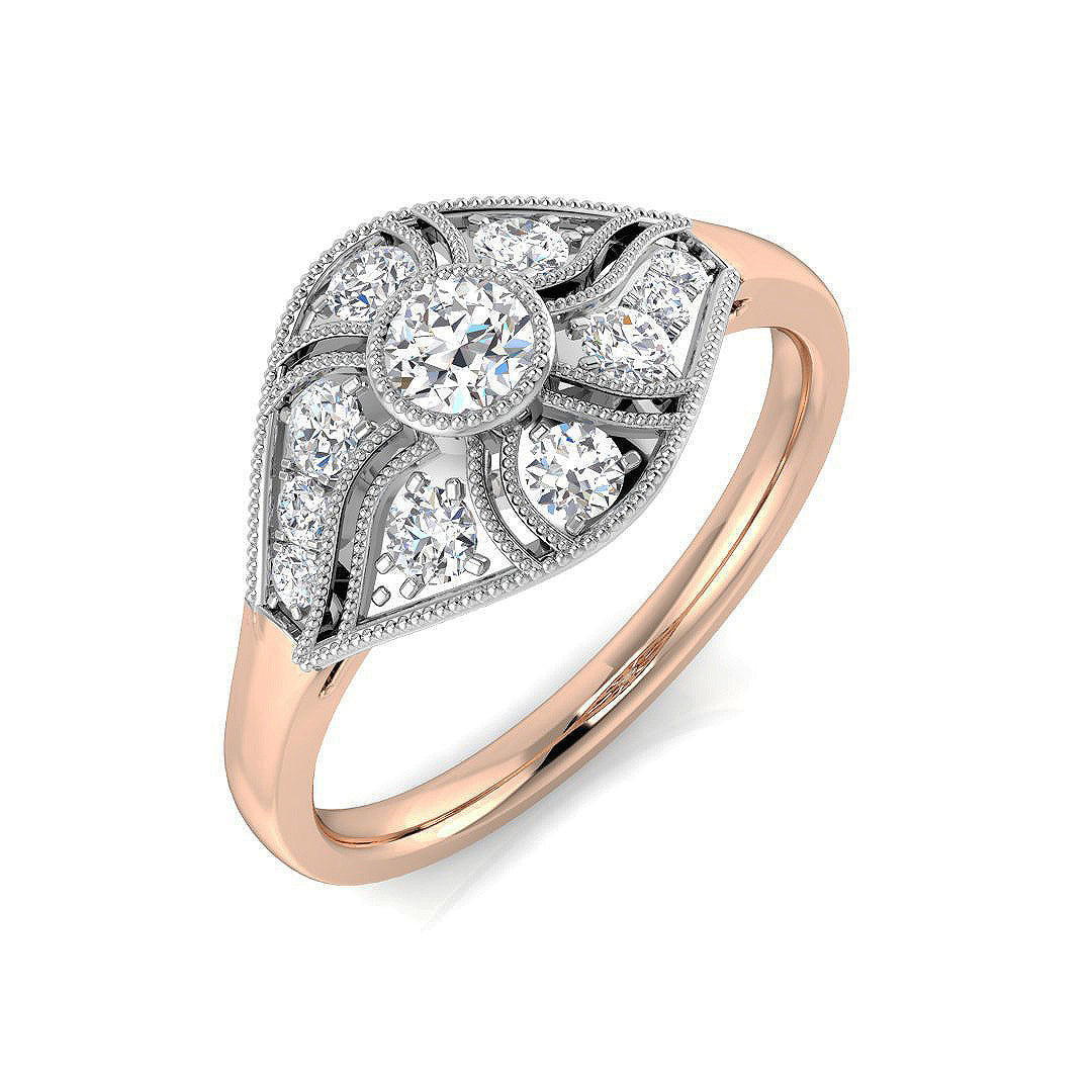 SL8346 — Ring - 9k Rose Gold