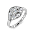 SL8346 — Ring - 9k White Gold