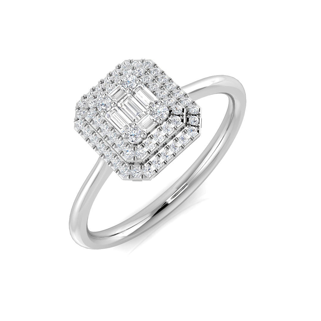 SL8348 — Ring - 9k White Gold