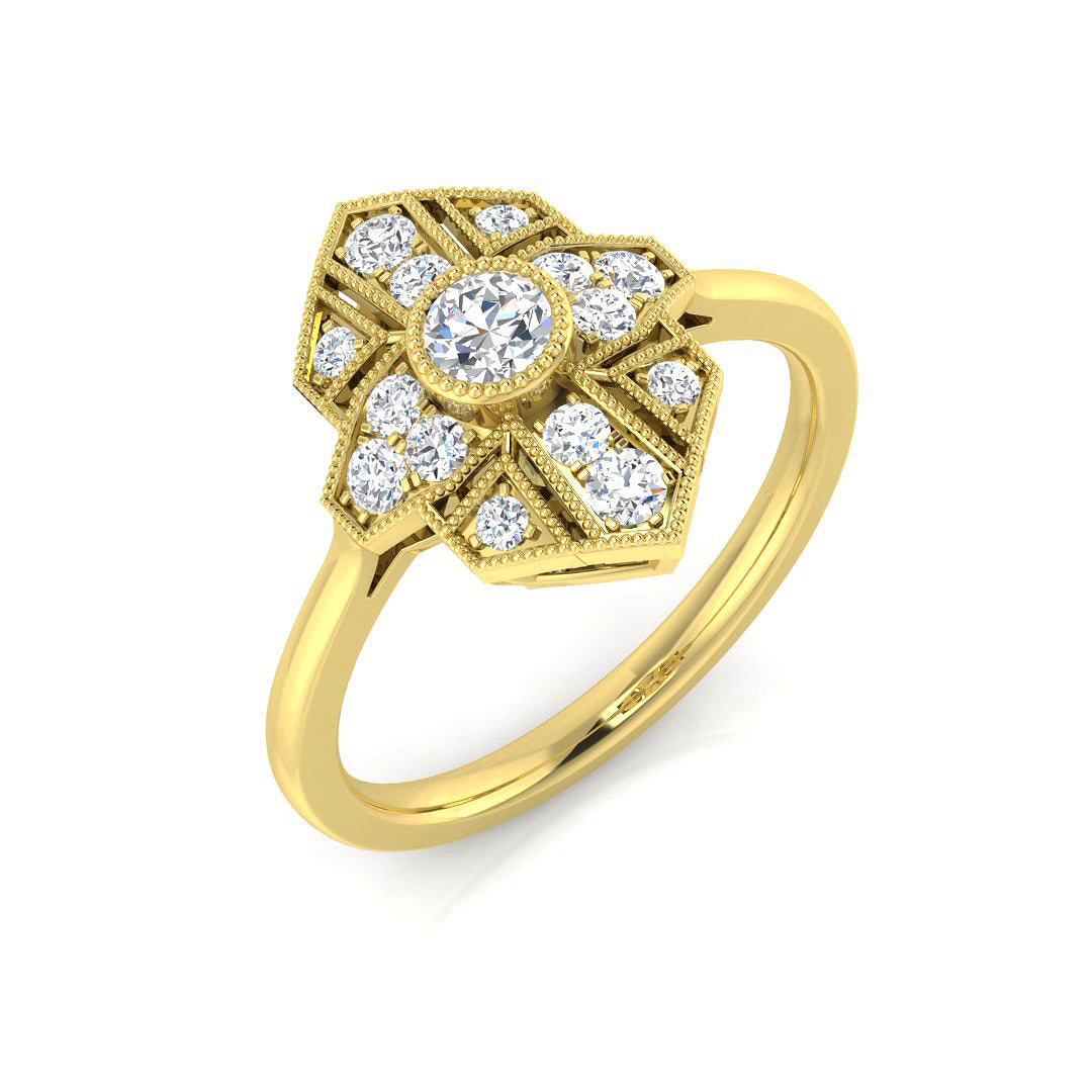 SL8349 — Ring - 9k Two Tone