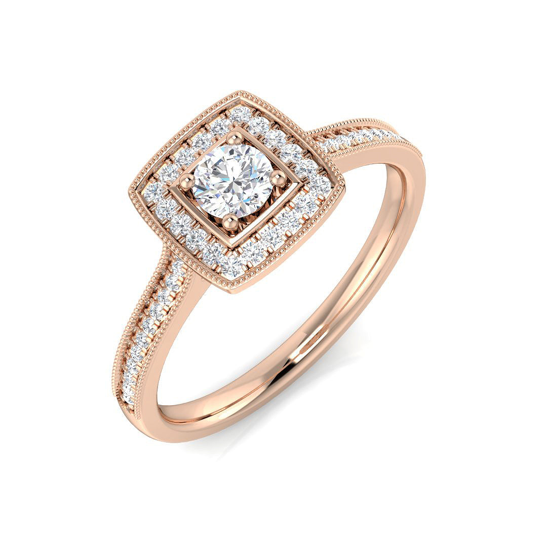 SL8351 — Ring - 9k Rose Gold
