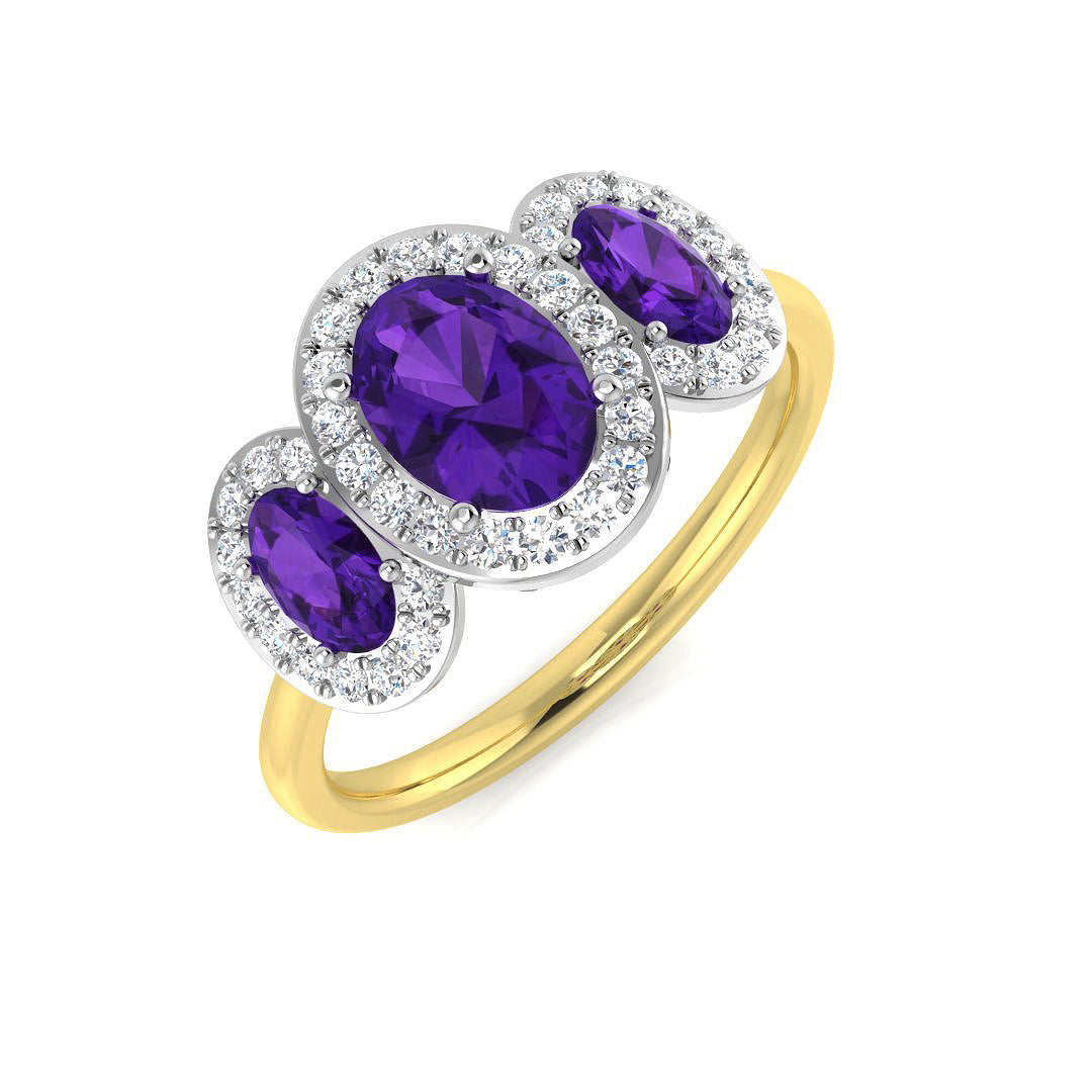 SL8356 — Ring - 9k Two Tone