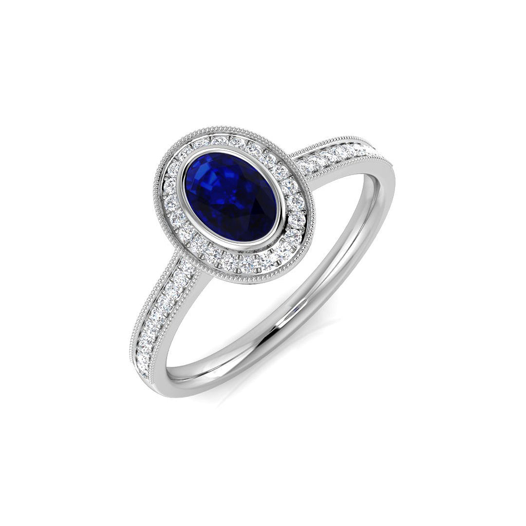 SL8359 — Ring - Platinum White Gold