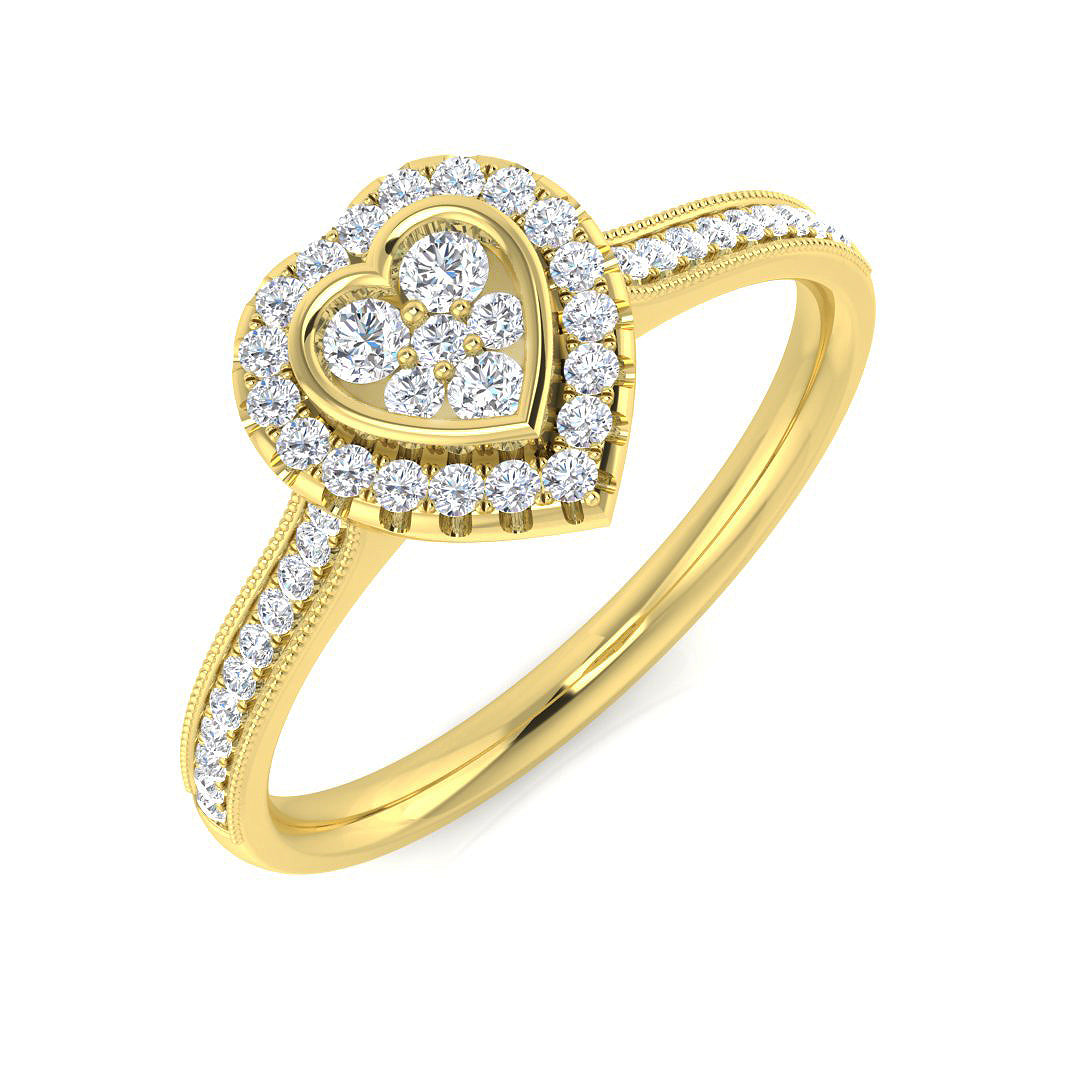 SL8361 — Ring - 9k Yellow Gold