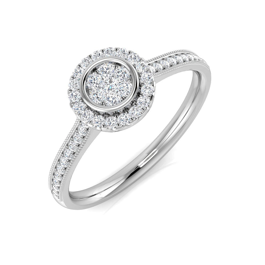 SL8362 — Ring - 9k White Gold