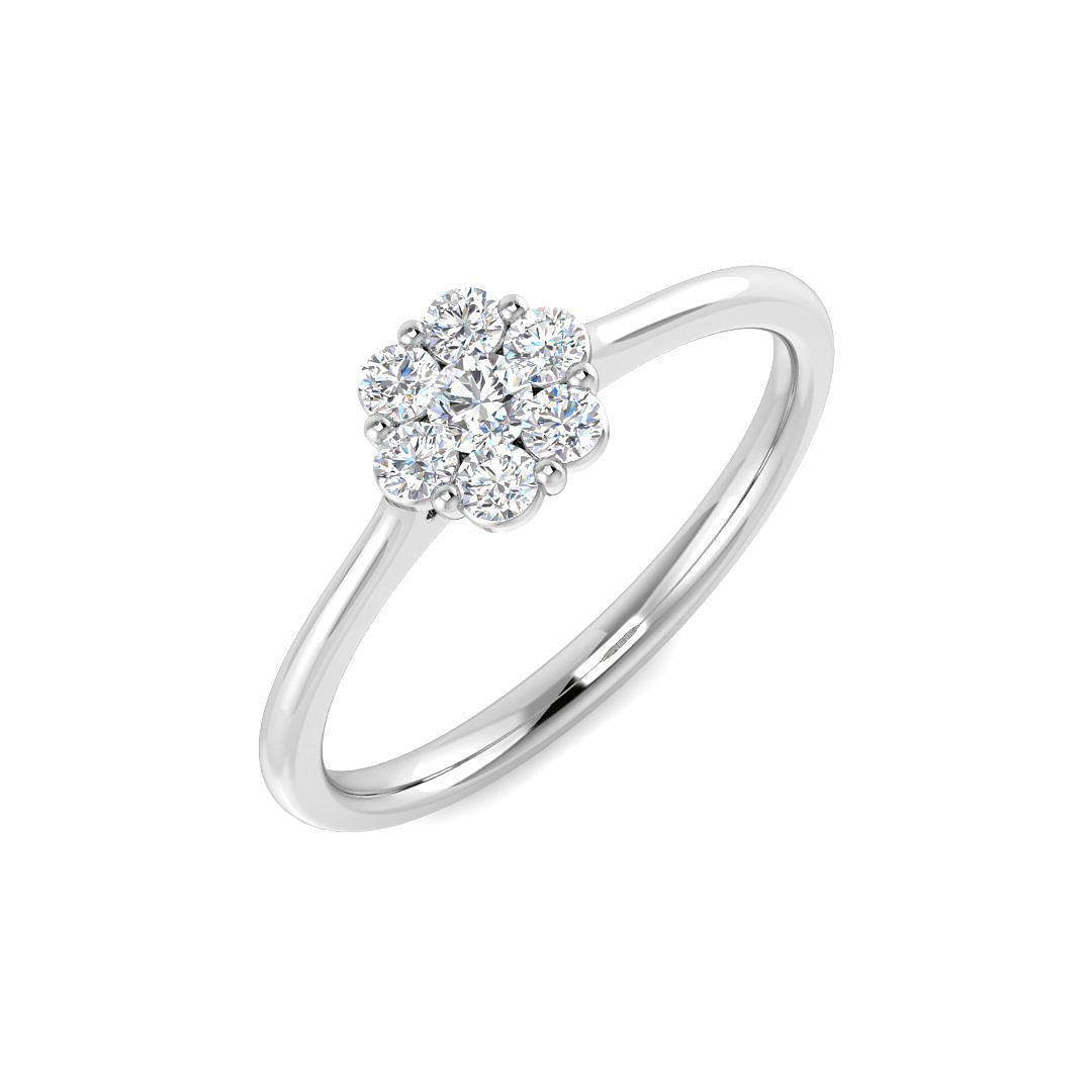 SL8374 — Ring - 9k White Gold