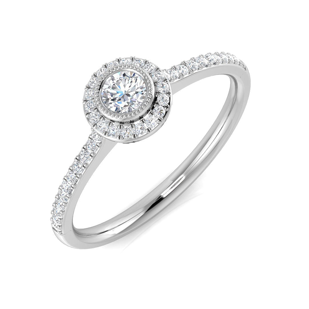 SL8388 — Ring - 9k White Gold