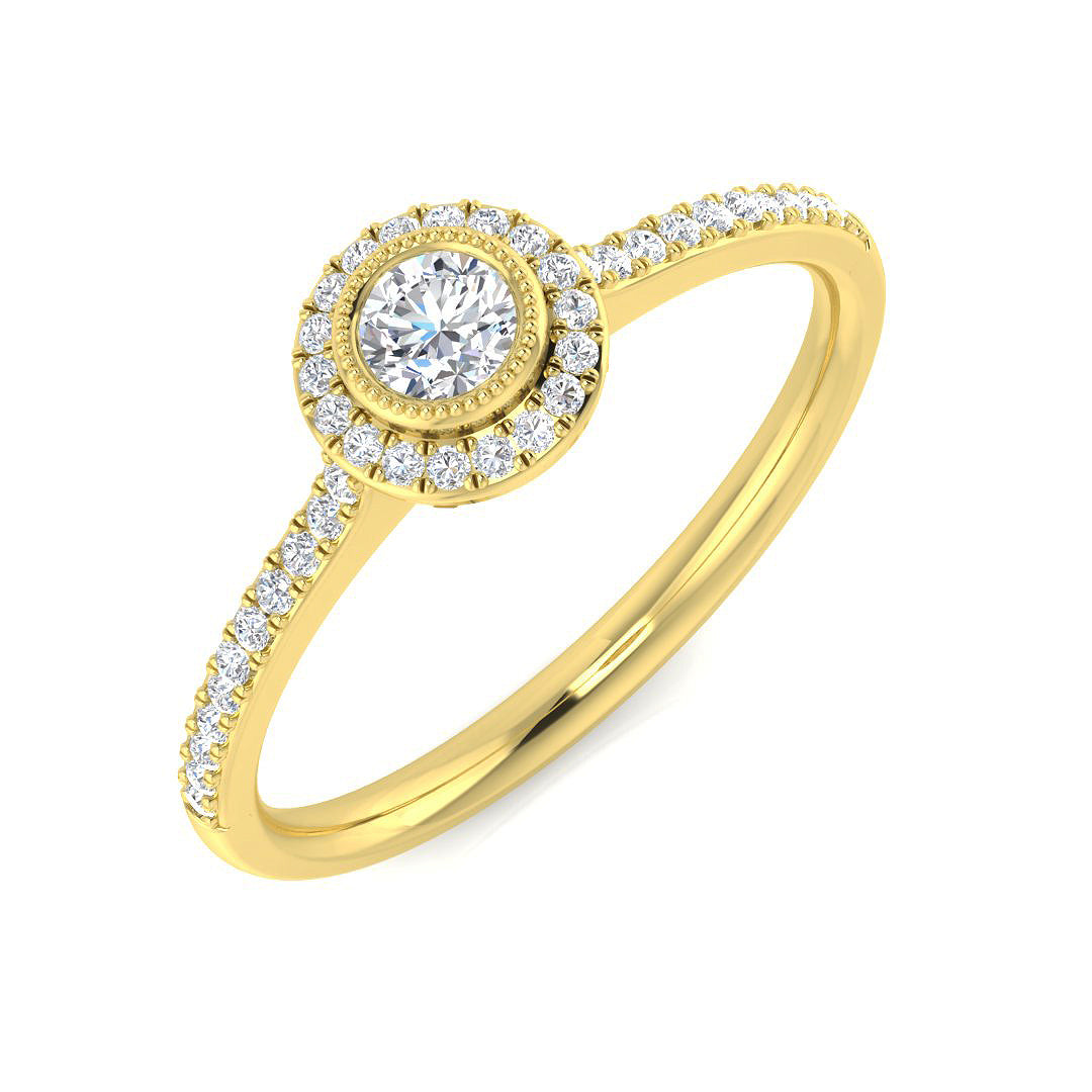 SL8388 — Ring - 9k Yellow Gold
