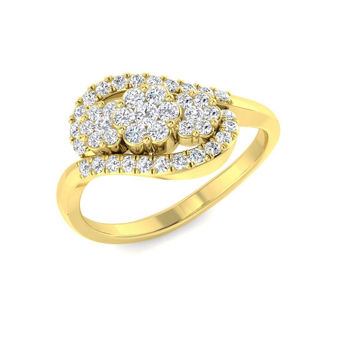 SL8390 — Ring - 9k Yellow Gold