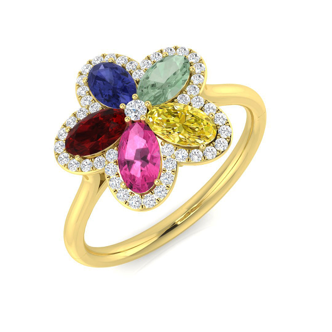 SL8399 — Ring - 9k Yellow Gold