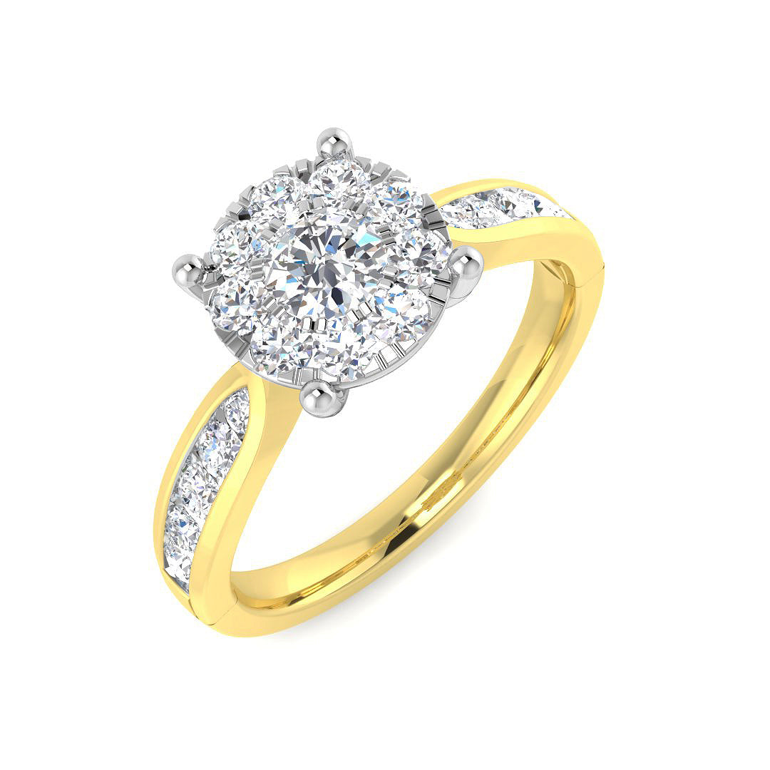 SL8402 — Ring - 9k Yellow Gold
