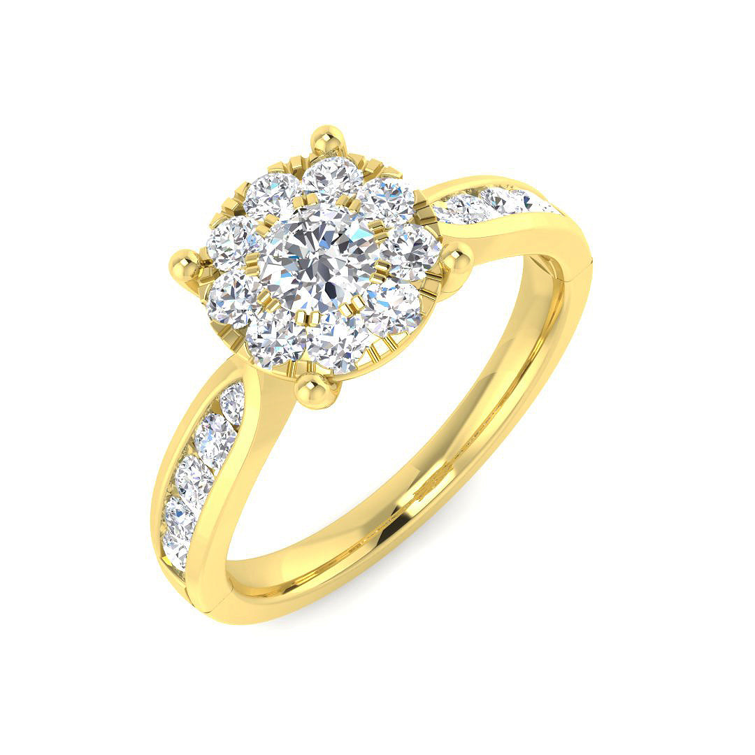 SL8402 — Ring - 9k Yellow Gold