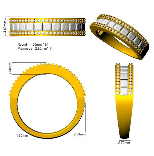 SL8410 — Ring - 9k Yellow Gold detail