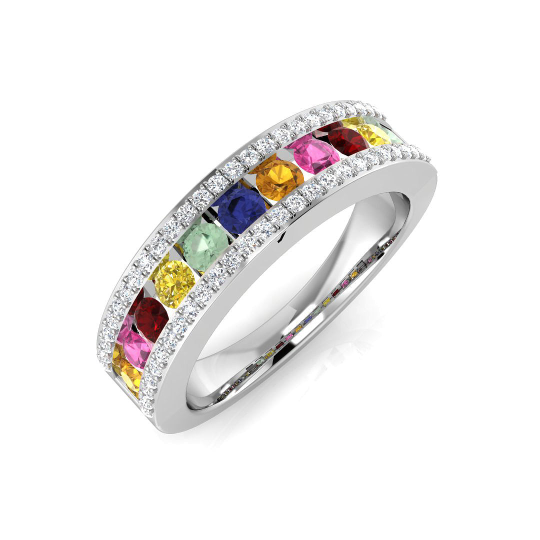 SL8410R — Ring - 9k White Gold