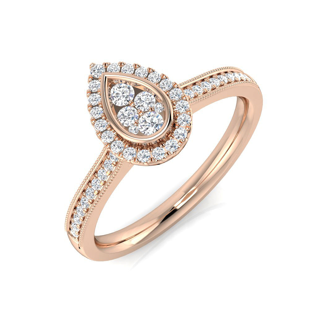 SL8411 — Ring - 9k Rose Gold