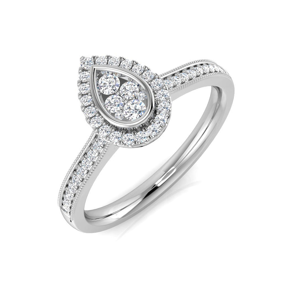 SL8411 — Ring - 9k White Gold