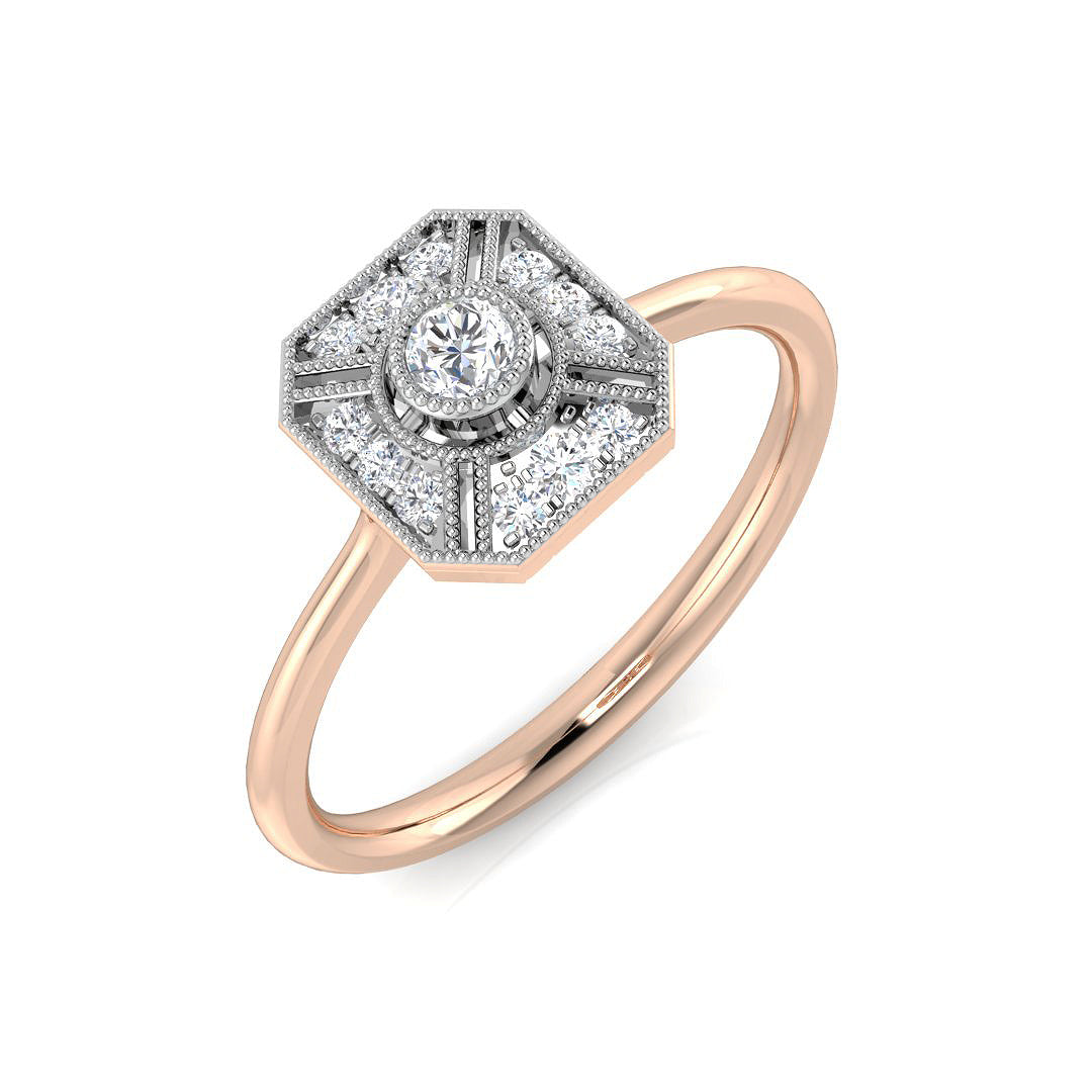 SL8428 — Ring - 9k Rose Gold