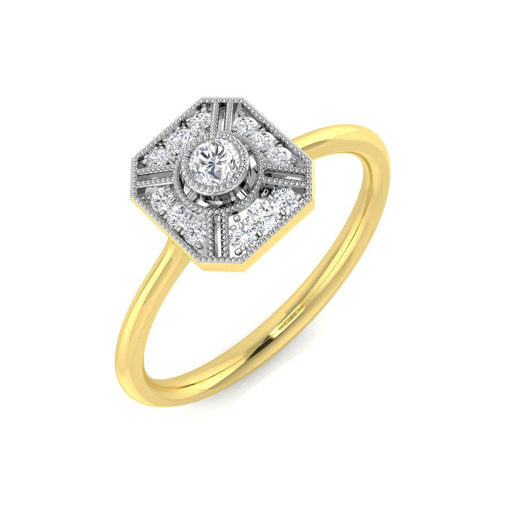 SL8428 — Ring - 9k Yellow Gold