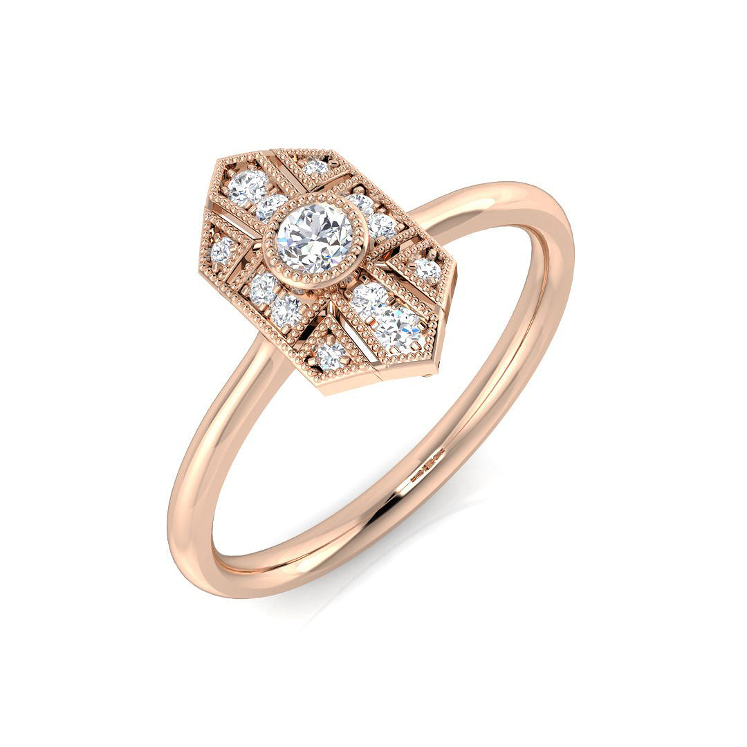 SL8429 — Ring - 9k Rose Gold