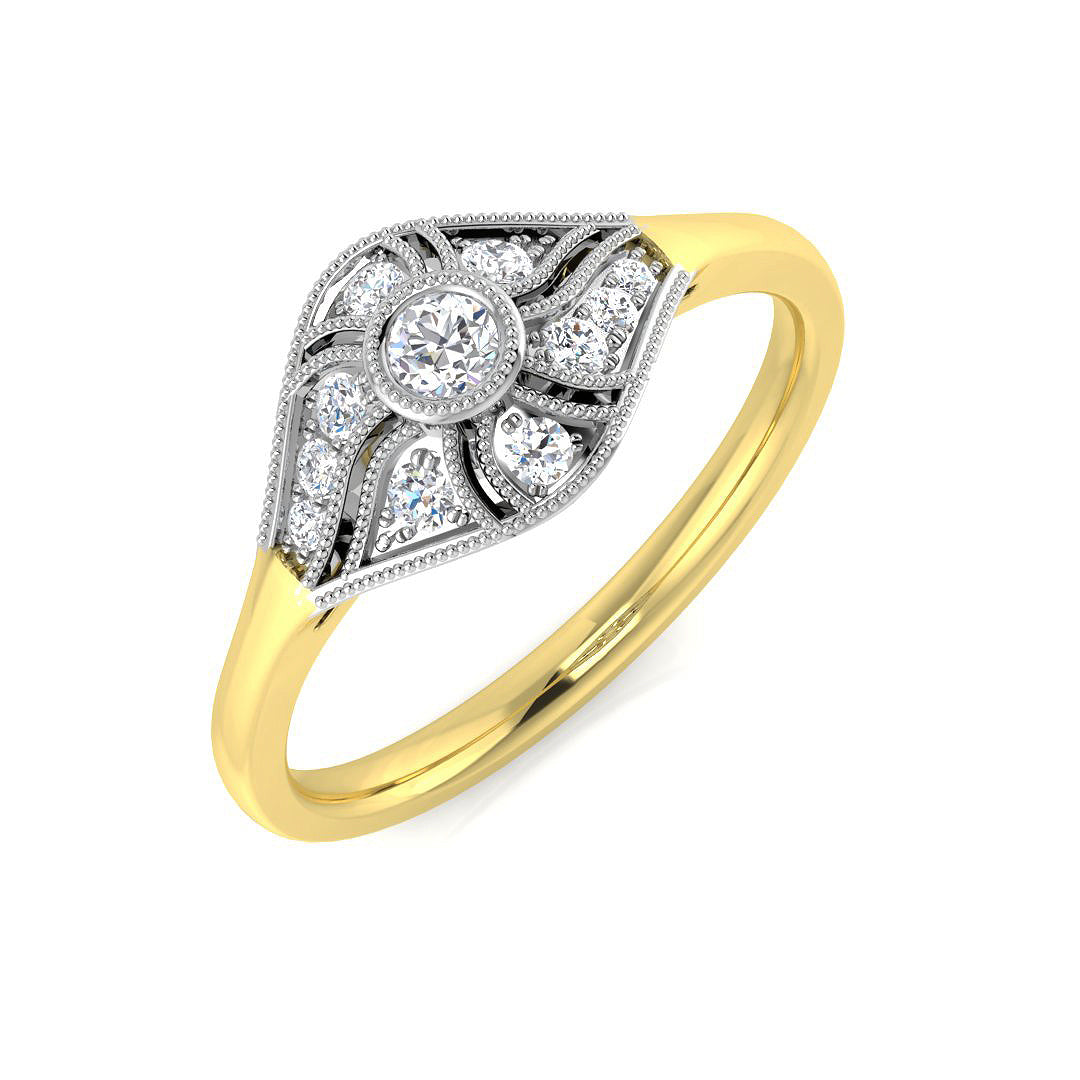 SL8430 — Ring - 9k Yellow Gold