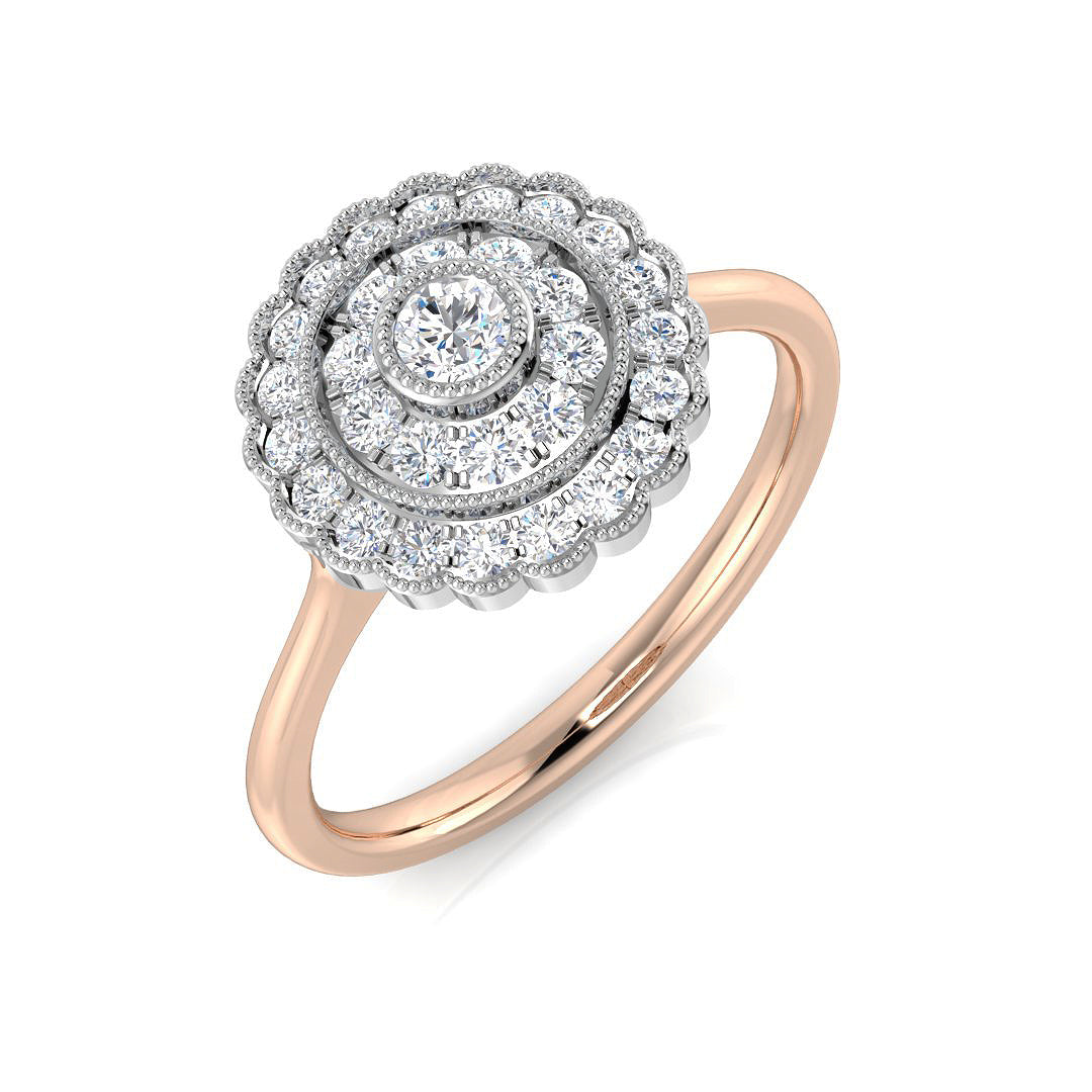 SL8437 — Ring - 9k Rose Gold