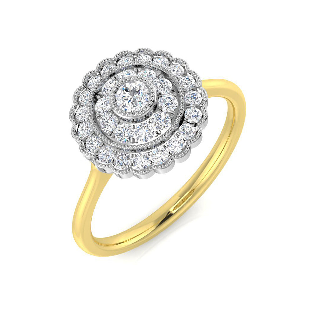 SL8437 — Ring - 9k Yellow Gold