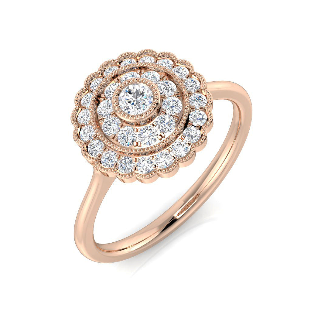 SL8437 — Ring - 9k Rose Gold