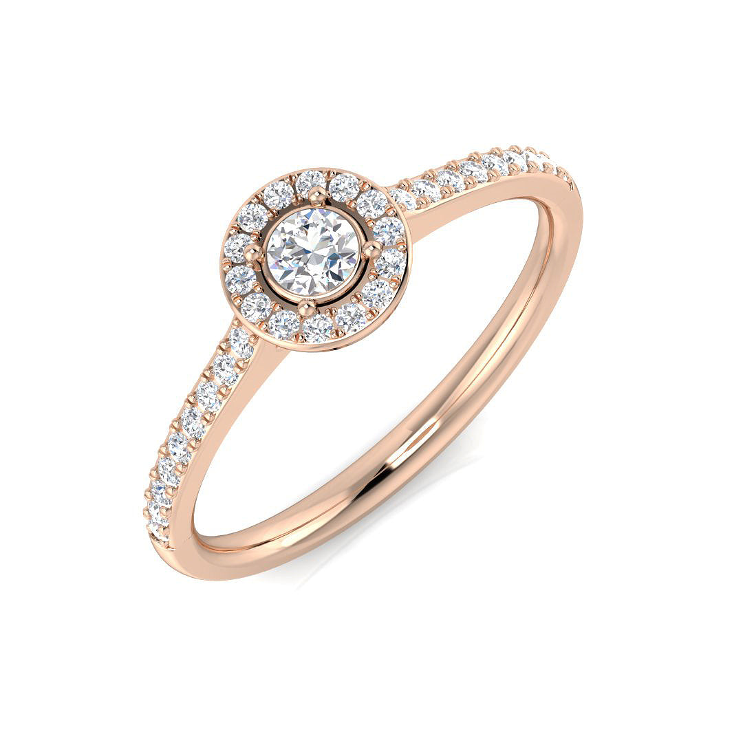 SL8447 — Ring - 9k Rose Gold