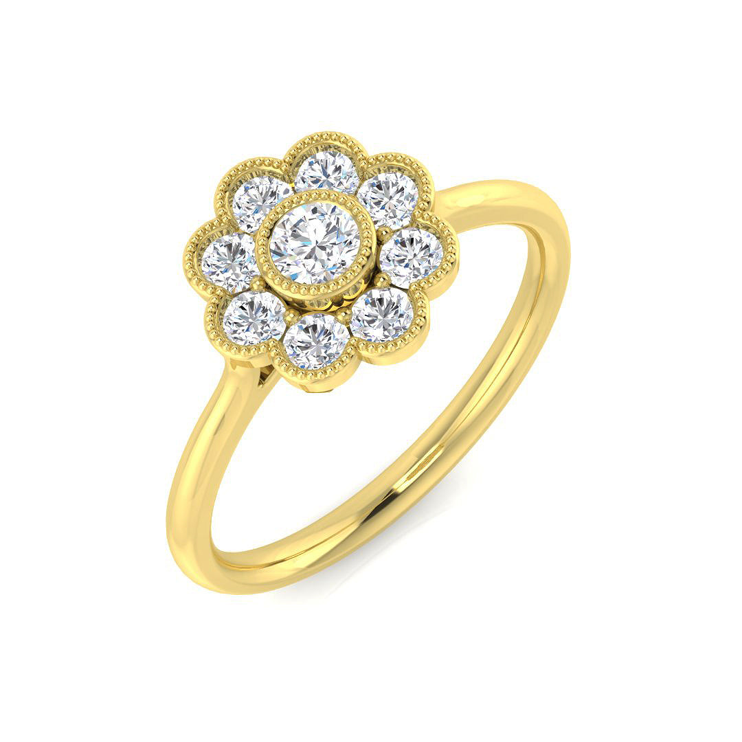 SL8483 — Ring - 9k Yellow Gold