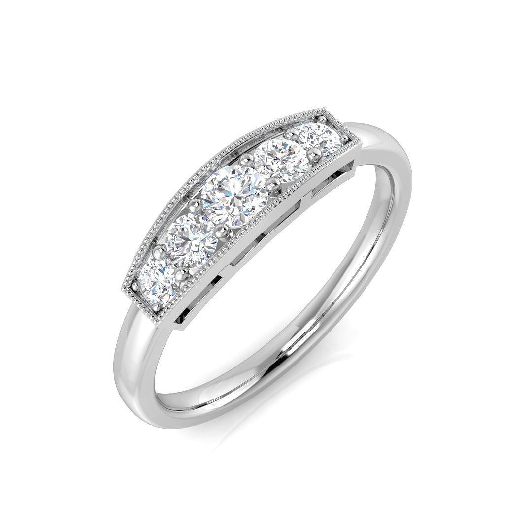 SL8493 — Ring - 9k White Gold