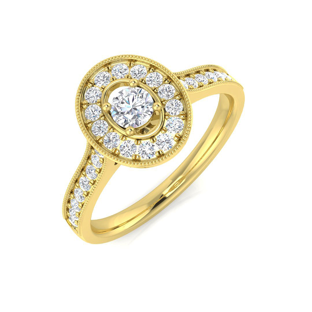 SL8508 — Ring - 9k Yellow Gold