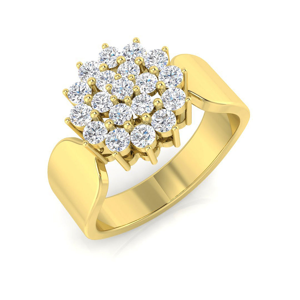 SL8522 — Ring - 14 KT Yellow Gold