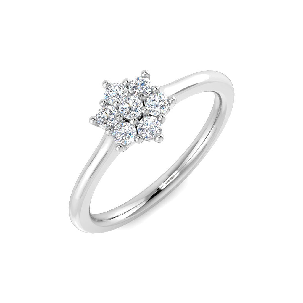 SL8524A — Ring - 9k White Gold