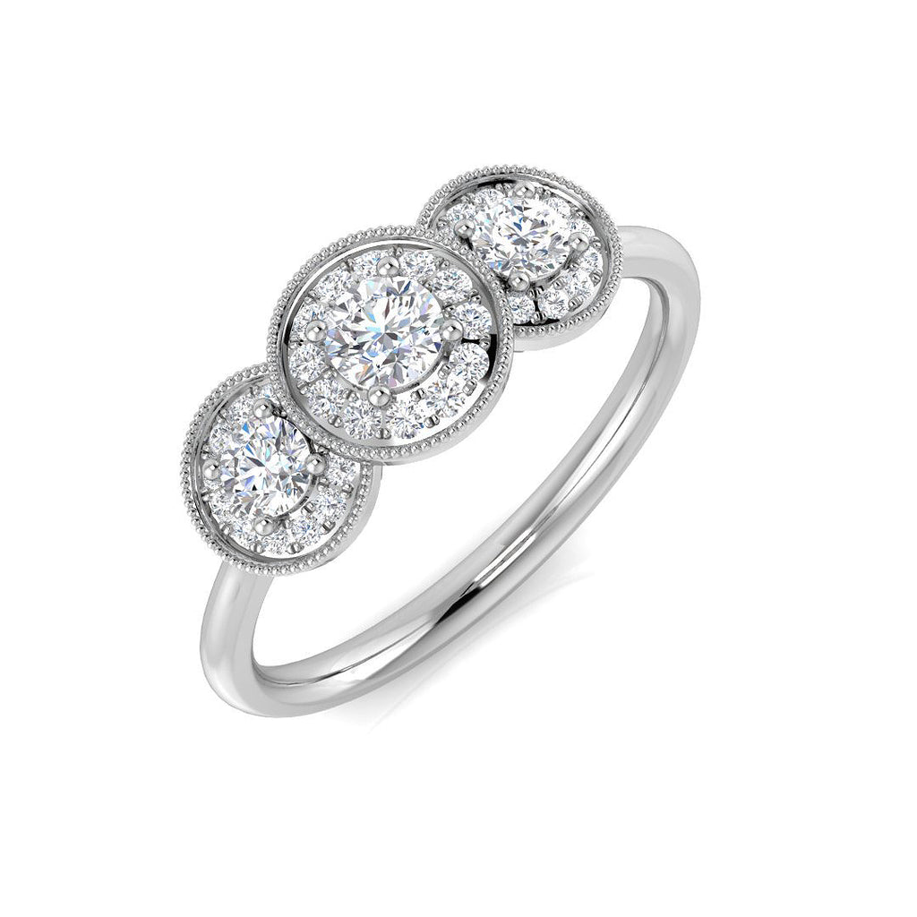 SL8532 — Ring - 9k White Gold