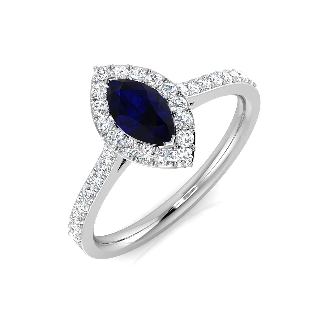 SL8559 — Ring - 9k White Gold