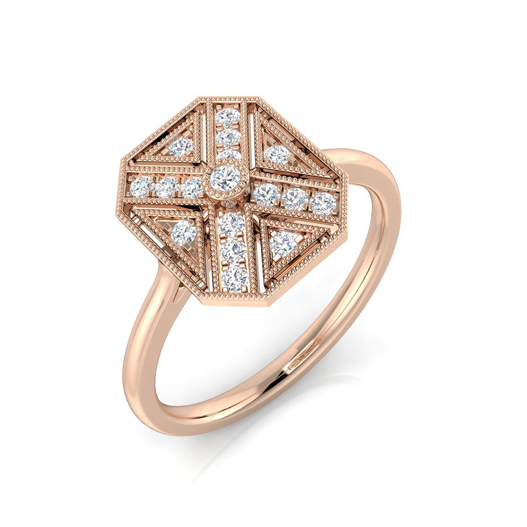 SL8573 — Ring - 9k Rose Gold