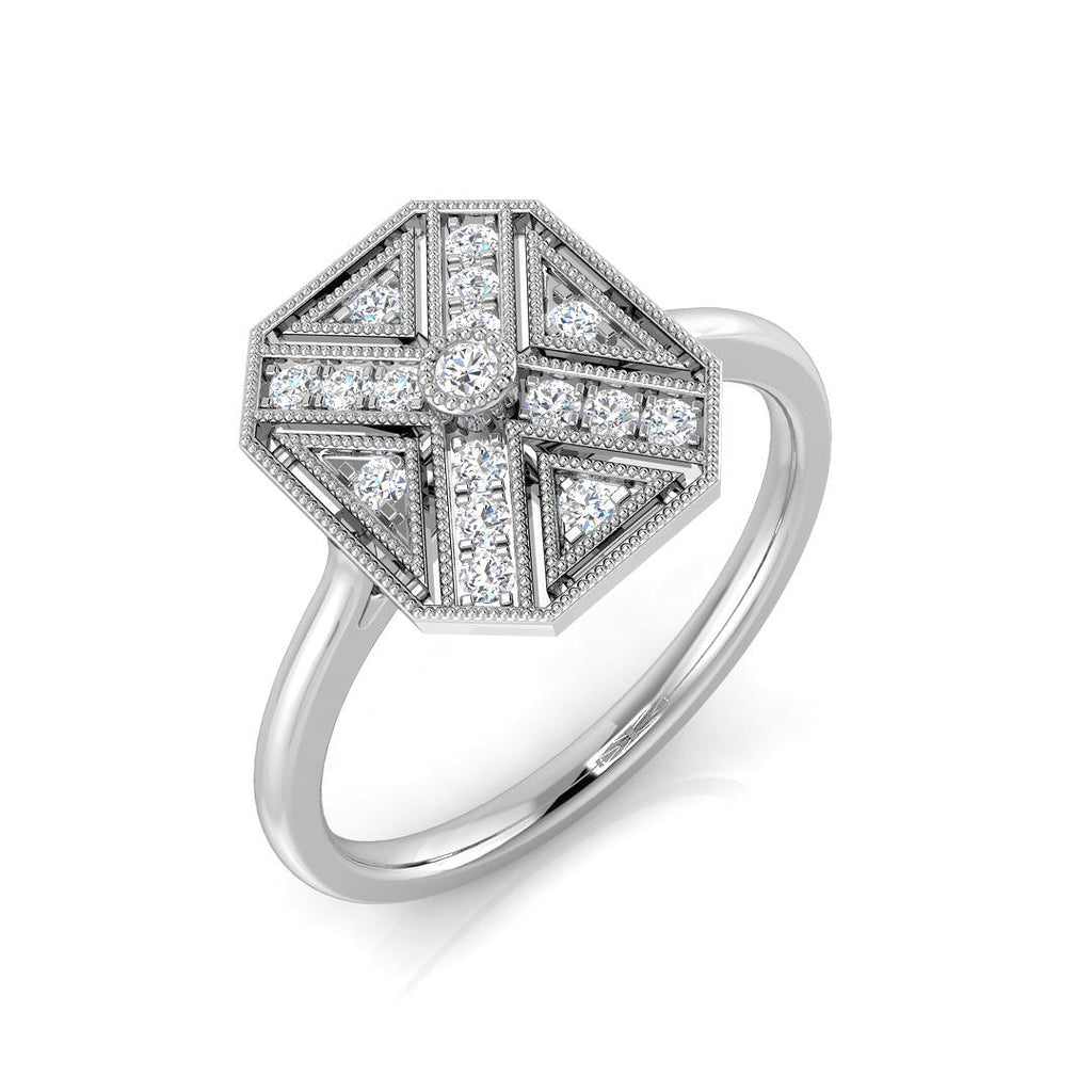 SL8573 — Ring - 9k White Gold
