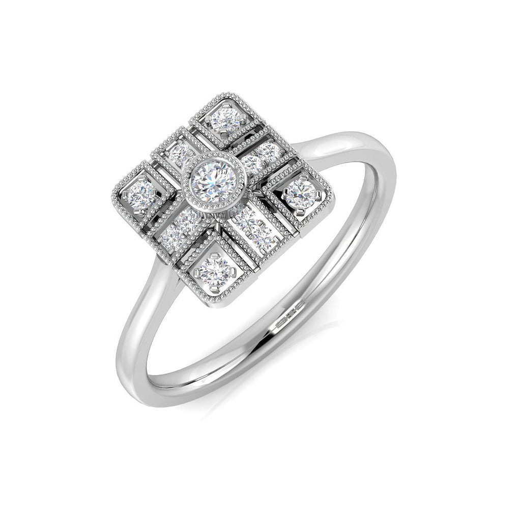 SL8575 — Ring - 9k White Gold
