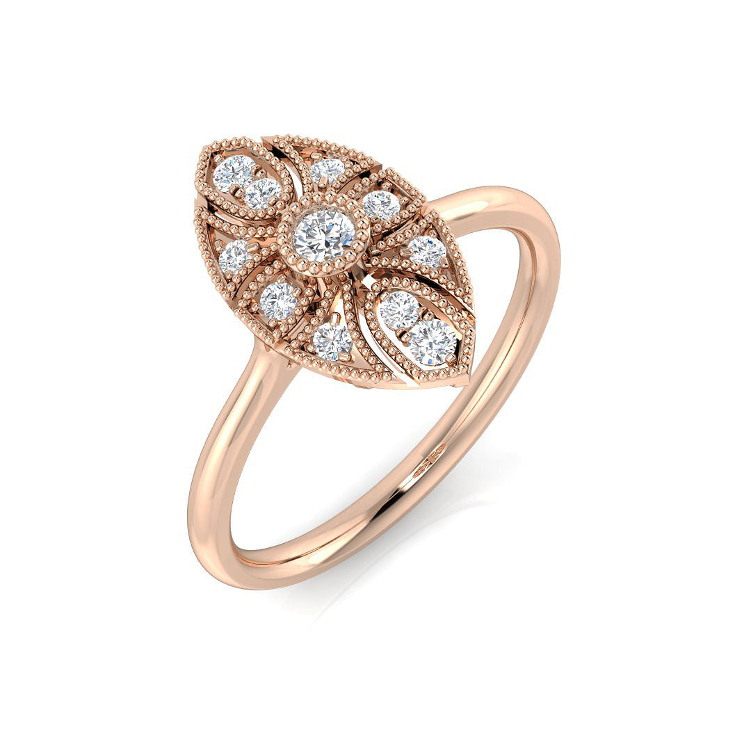 SL8577 — Ring - 9k Rose Gold