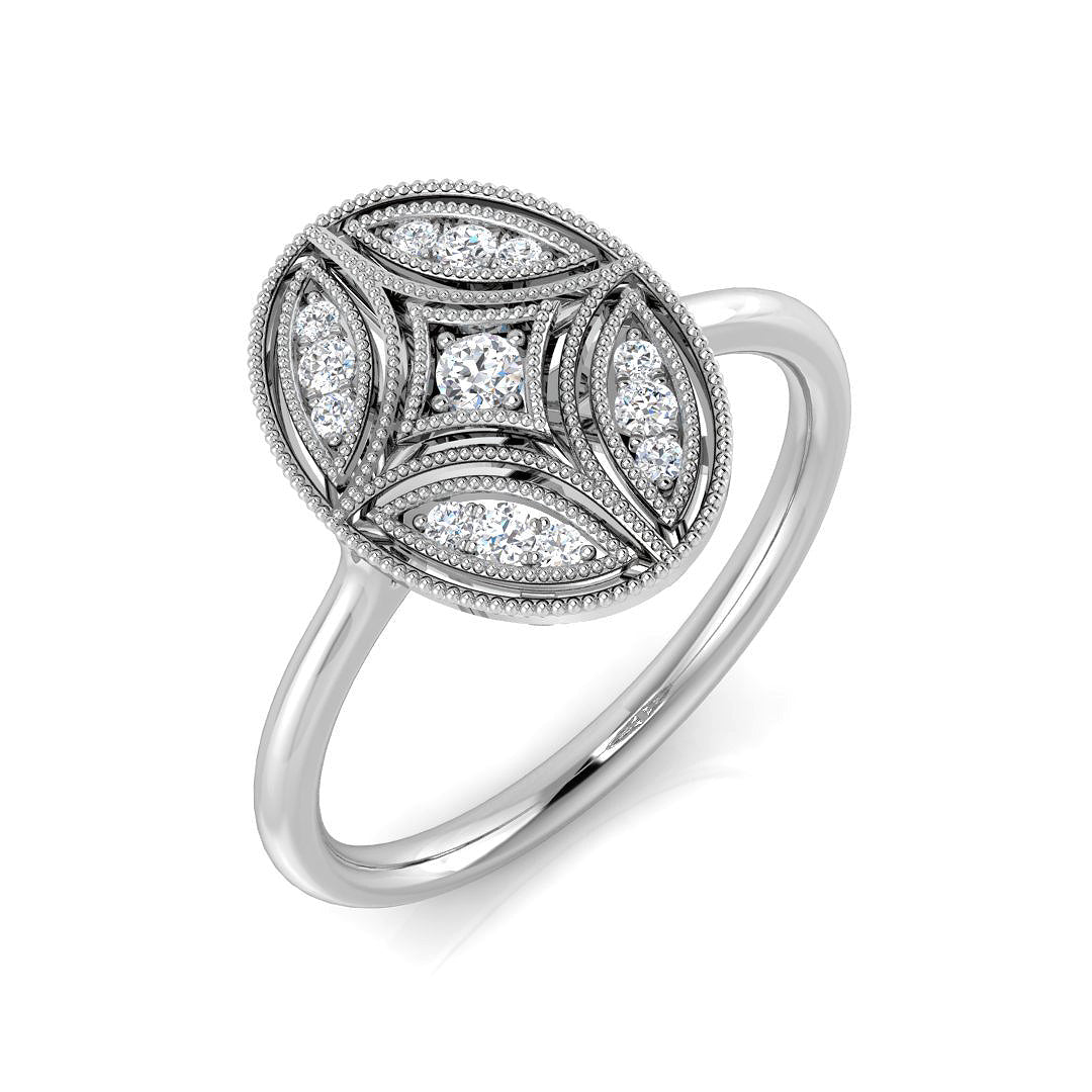 SL8581 — Ring - 9k White Gold