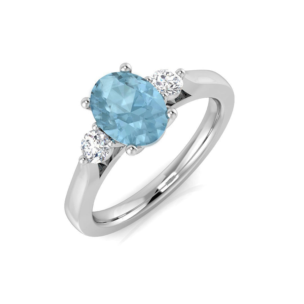 SL8616 — Ring - 9k White Gold